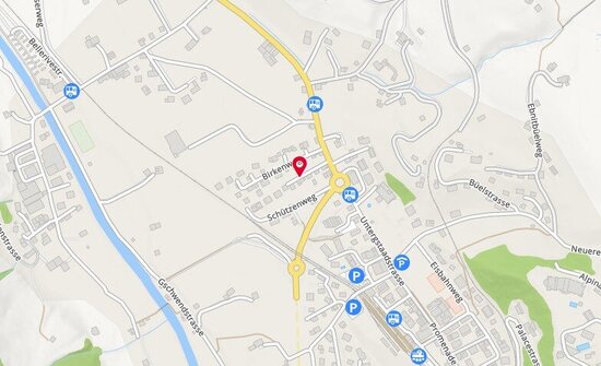 Karte BnB-Gstaad, Dubidorfweg 9 Karte BnB-Gstaad, Dubidorfweg 9